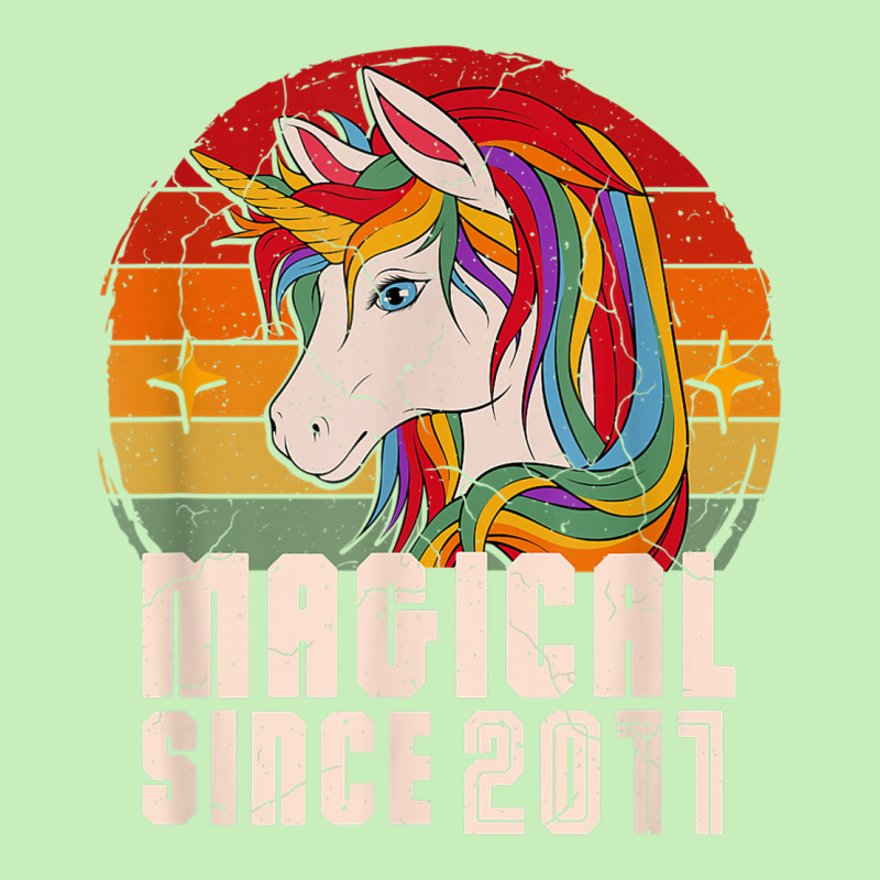 Magical Since 2011 Vintage Unicorn Birthday Urban Heavy T-shirt | Artistshot