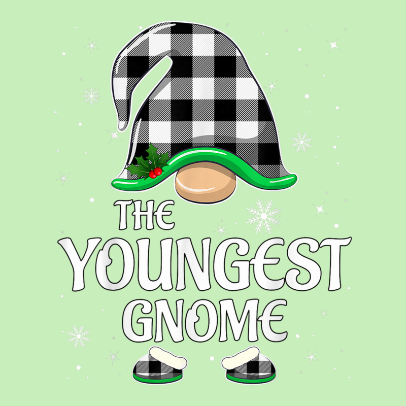 Youngest Gnome Buffalo Plaid Christmas Matching Family Group Urban Pullover Hoodie | Artistshot