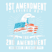 First Amendment Defines Us   The Second Defends Us T Shirt Urban Pullover Hoodie | Artistshot