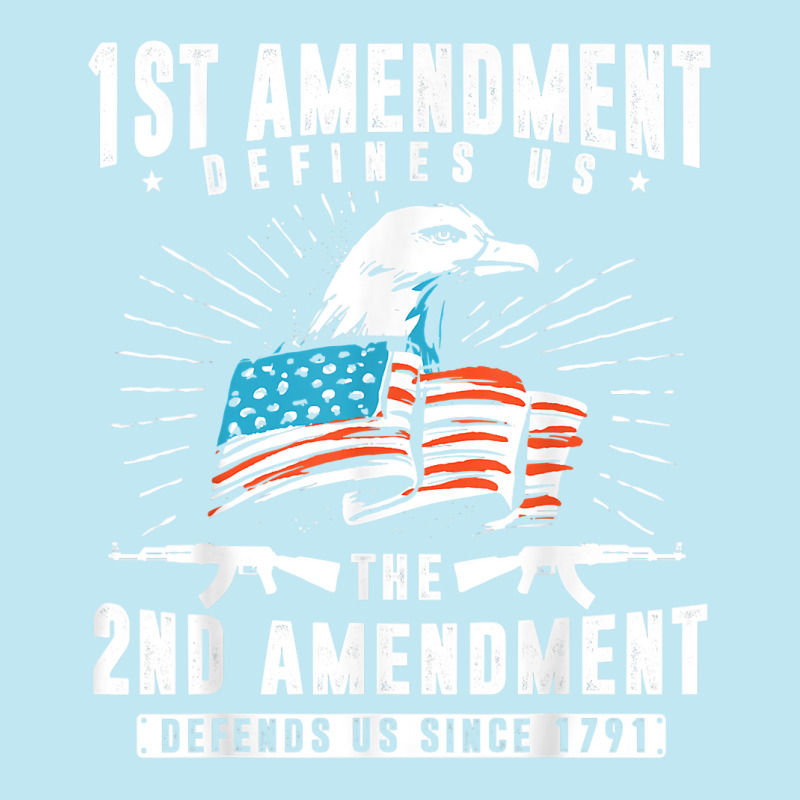 First Amendment Defines Us   The Second Defends Us T Shirt Urban Pullover Hoodie by cm-arts | Artistshot