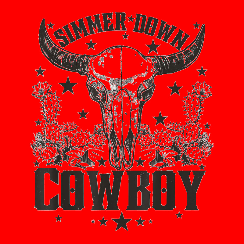 Western Bull Skull Simmer Down Cowboy Cowgirl Country Bomber Jacket | Artistshot