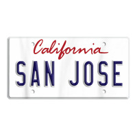 San Jose California Bay Area Silicone Valley License Plate T Shirt Bomber Jacket | Artistshot