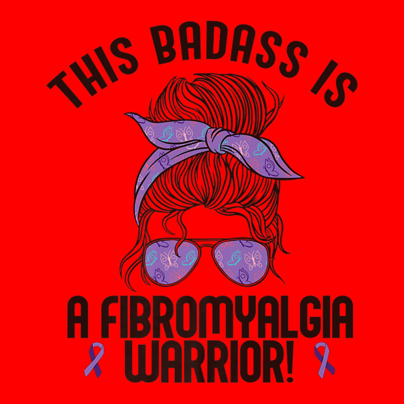 This Badass Is A Fibromyalgia Warrior Awareness Woman Meme Premium T S Bomber Jacket | Artistshot