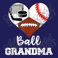 Ball Grandma Heart Funny Football Baseball Hockey Grandma T Shirt Beanie | Artistshot