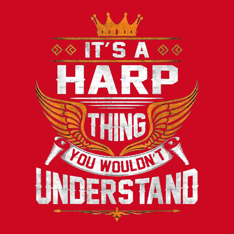 Musical Harpist Orchestra Funny Sarcastic It's A Harp Thing T Shirt Pom Pom Beanie | Artistshot