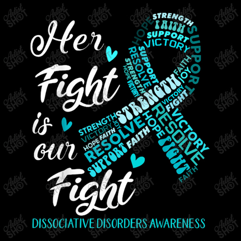 Dissociative Disorders Awareness Her Fight Is Our Fight Pom Pom Beanie | Artistshot