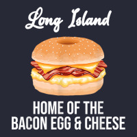 Long Island New York Bacon Egg And Cheese T Shirt Pom Pom Beanie | Artistshot