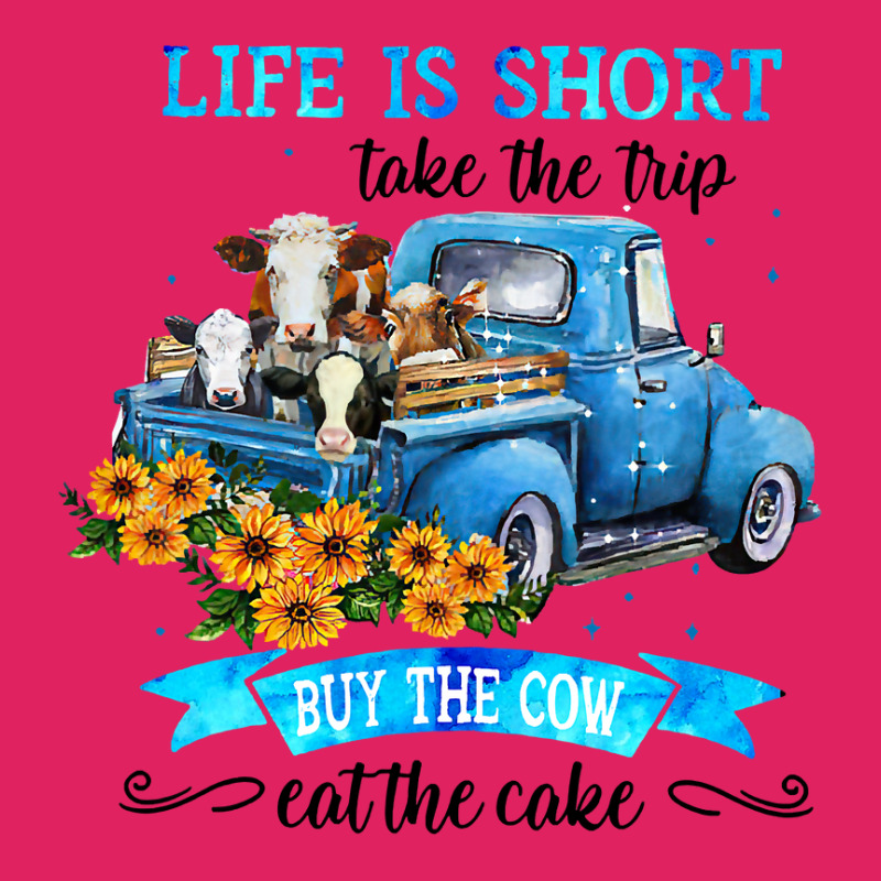 Cow Mooey Life Is Short Take The Trip Buy The Cow Eat The Cake 99 Cows Pom Pom Beanie | Artistshot