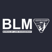 The Original Blm    Bureau Of Land Management (white) T Shirt Pom Pom Beanie | Artistshot