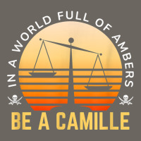 In A World Full Of Ambers Be A Camille Shirt T Shirt Sun Shade Cap | Artistshot