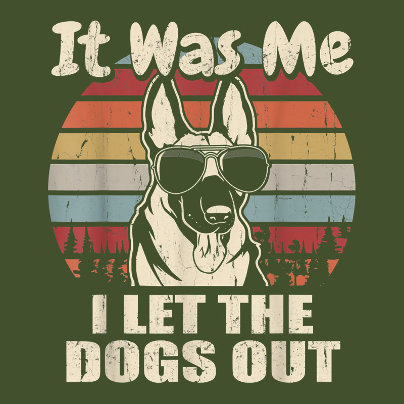 It Was Me I Let The Dogs Out Belgian Malinois Lover T Shirt Sun Shade Cap by kewisharemeliadq | Artistshot