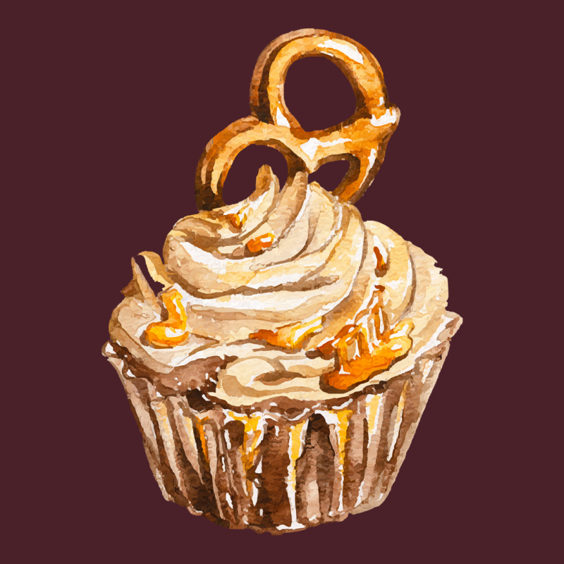 Sweet Caramel Pretzel Cupcake T  Shirt Pretzel Caramel Cupcake T  Shir Mesh Back Trucker Hat by salesmanhuh | Artistshot