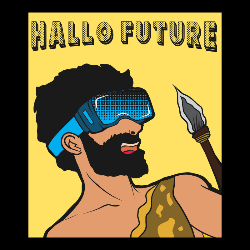 Hallo Future Mesh Back Trucker Hat by Spot Of merch | Artistshot