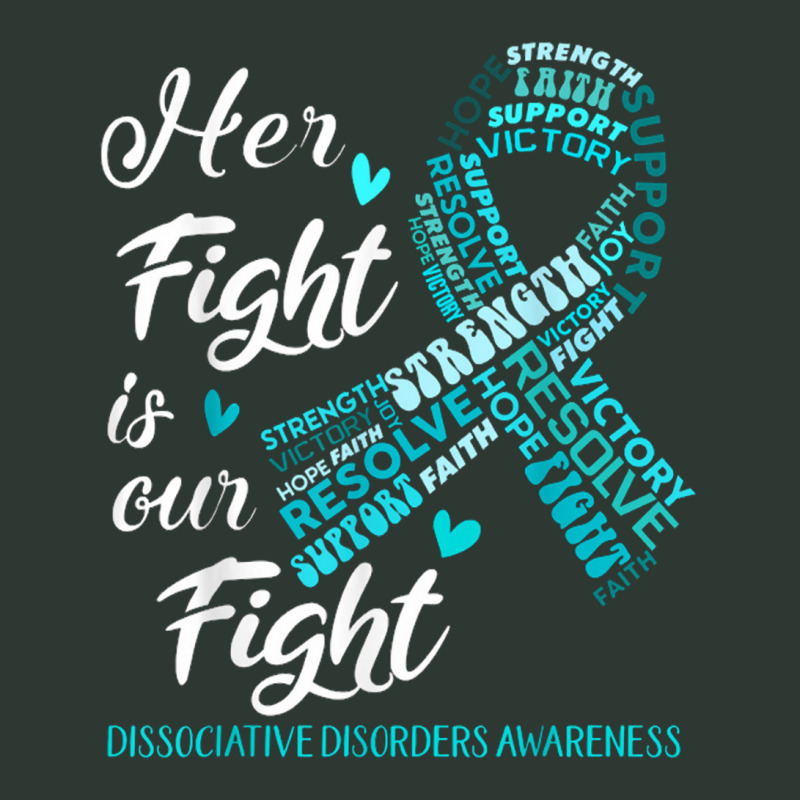 Dissociative Disorders Awareness Her Fight Is Our Fight Mesh Back Trucker Hat | Artistshot