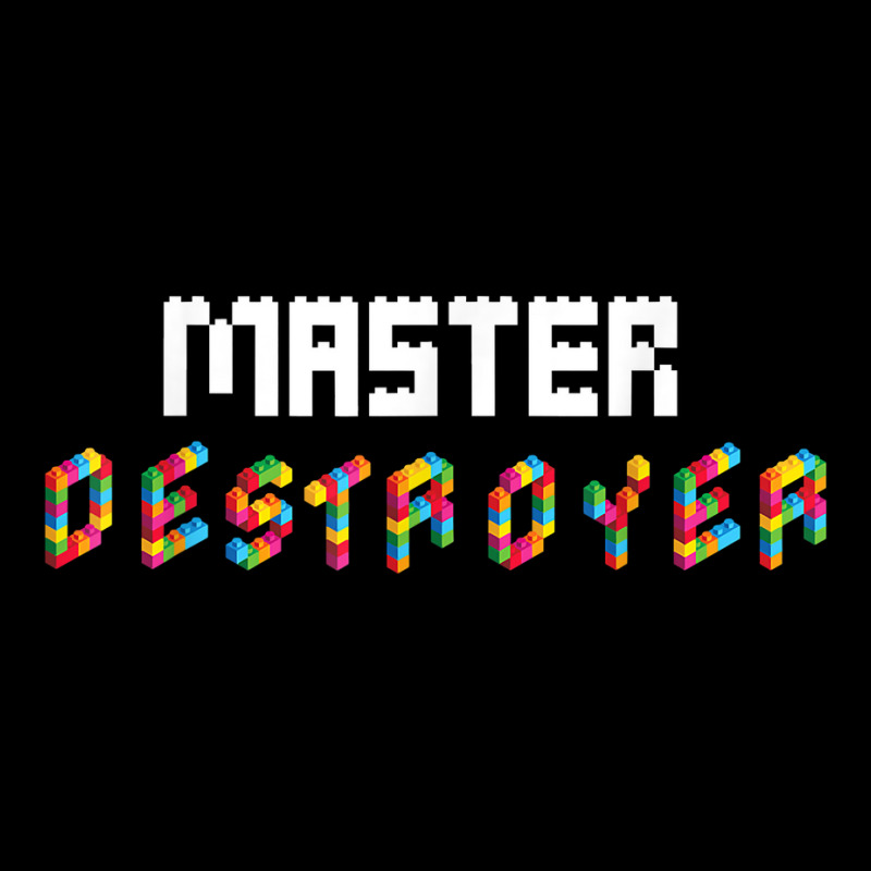 Master Destroyer Toy Building Blocks Bricks Kids Play Toys T Shirt Mesh Back Trucker Hat | Artistshot