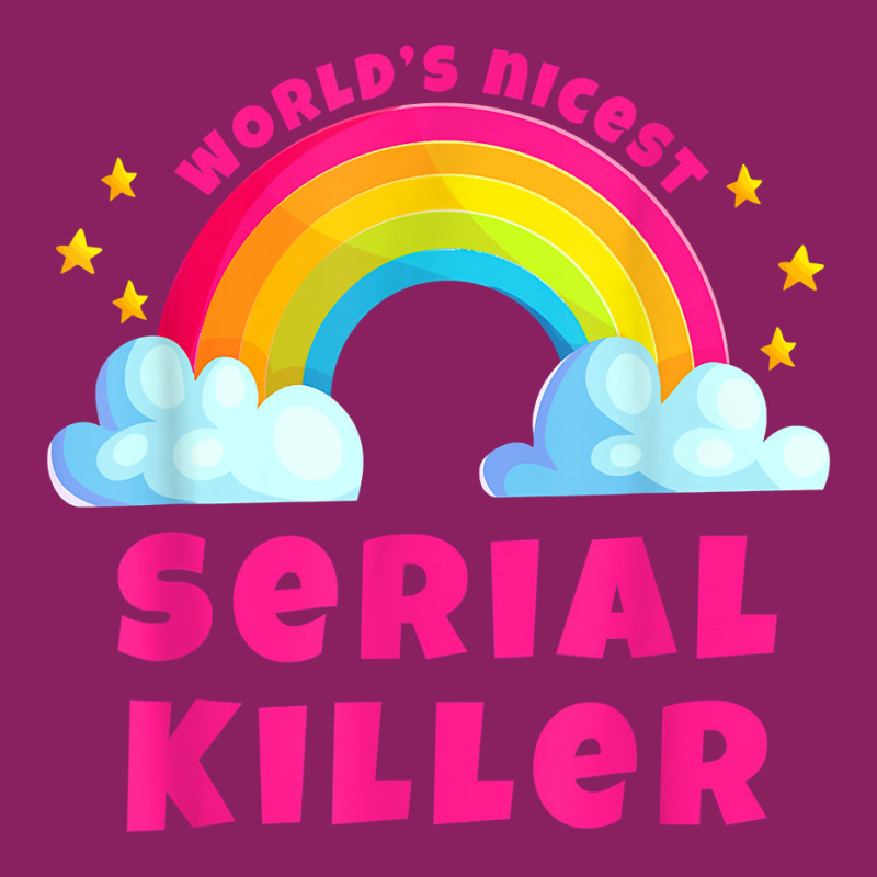 World's Nicest Serial Killer  Sarcastic Retro Serial Killer T Shirt Tie Dyed Bucket Hat by kadejahdomenick | Artistshot