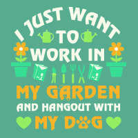 I Just Want To Work In My Garden T  Shirt I Just Want To Work In My Ga Tie Dyed Bucket Hat | Artistshot