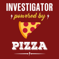 Investigator Powered By Pizza Funny Gift Snapback Trucker Cap | Artistshot