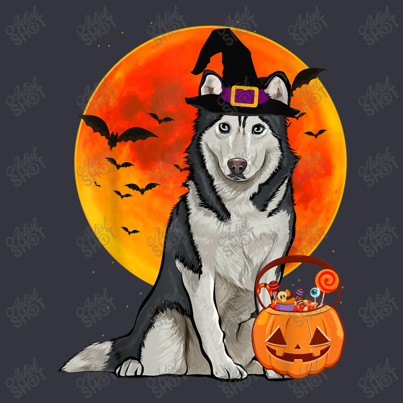 Dog Halloween Siberian Husky Jack O Lantern Pumpkin Snapback Trucker Cap by Brynlee-Everett | Artistshot