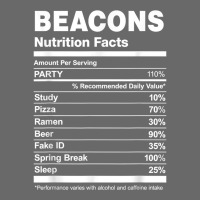 Beacons Nutrition Facts College University T Shirt Adjustable Baseball Cap | Artistshot