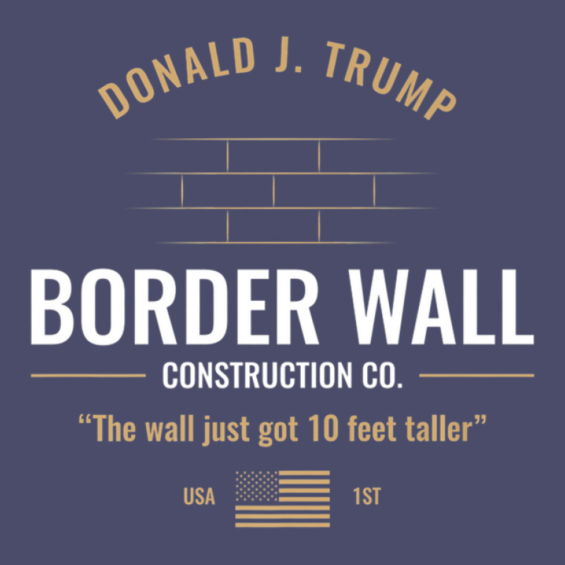 Conservative Trump Border Wall Builder Adjustable Baseball Cap | Artistshot