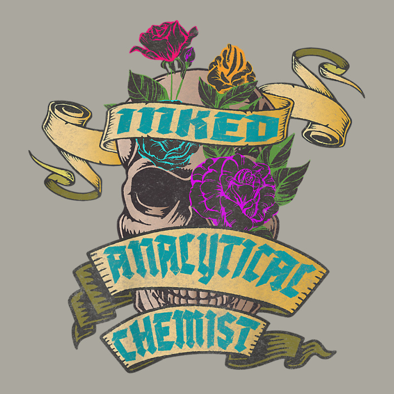 Analytical Chemist Inked Skull Tattoo Backside Design T Shirt Dyed Cap by hustonfkobar3 | Artistshot