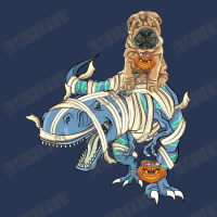 Shar Pei Riding Dinosaur Halloween Dog Men Denim Jacket | Artistshot