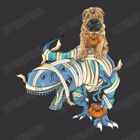 Shar Pei Riding Dinosaur Halloween Dog Vintage Hoodie | Artistshot