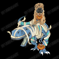 Shar Pei Riding Dinosaur Halloween Dog Fleece Short | Artistshot