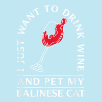 10508500031^drink Wine And Pet My Balinese Cat^funny^balines T Shirt Urban Heavy T-shirt | Artistshot