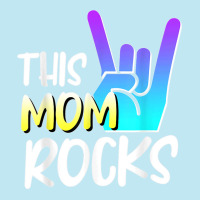 This Mom Rocks Mom Mother Day Rock Music Show Of Hands Urban Heavy T-shirt | Artistshot