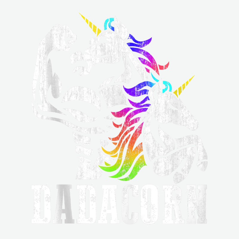 Manly Unicorn Muscle Dad And Daughter Dadacorn Fathers Day Tank Top Urban Heavy T-shirt | Artistshot