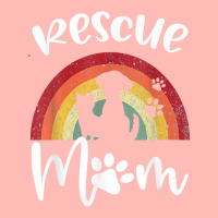 Rescue Mom Dog And Cat Rainbow Vintage V Neck Urban Heavy T-shirt | Artistshot