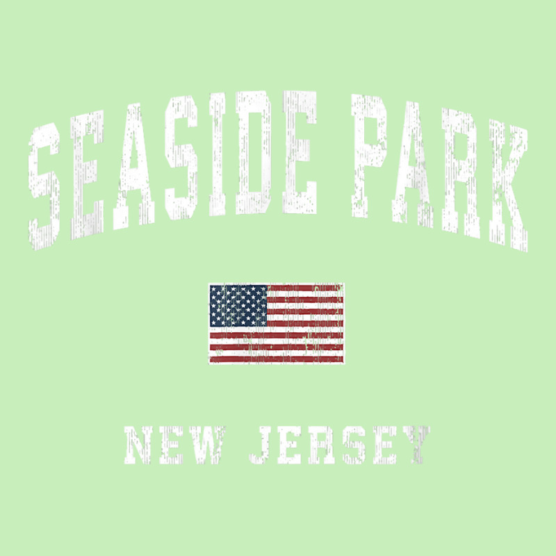 Seaside Park New Jersey Nj Vintage American Flag Sports Urban Heavy T-shirt | Artistshot