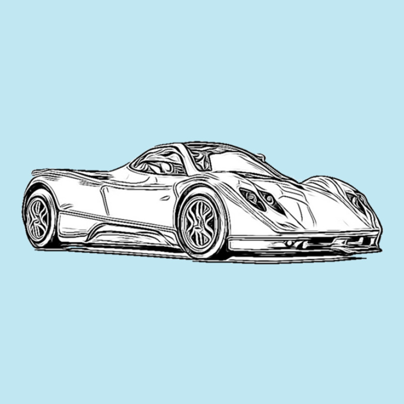 Pagani Zonda C12s Supercar Racing Wireframe Urban Heavy T-shirt by ShawnMochol | Artistshot