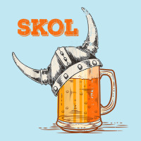 Mens Skol Nordic Viking Helmet Drinking Glass T Shirt Urban Heavy T-shirt | Artistshot