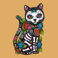 Cat Sugar Skull Mexico Calavera Dia De Los Muertos Halloween Sweatshir Urban Heavy T-shirt | Artistshot