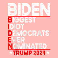 Anti Biden Biggest Idiot Democrats Ever Nominated Trump 2024 T Shirt Urban Pullover Hoodie | Artistshot