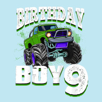 Kids Monster Truck Birthday Boy Is 9 Kids 9th Birthday Car Party Urban Pullover Hoodie | Artistshot