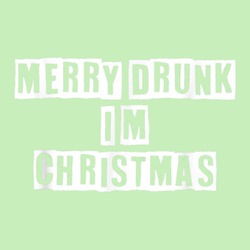 Eroded Text Idea Funny Merry Drunk I'm Christmas Urban Pullover Hoodie by Sapphire | Artistshot