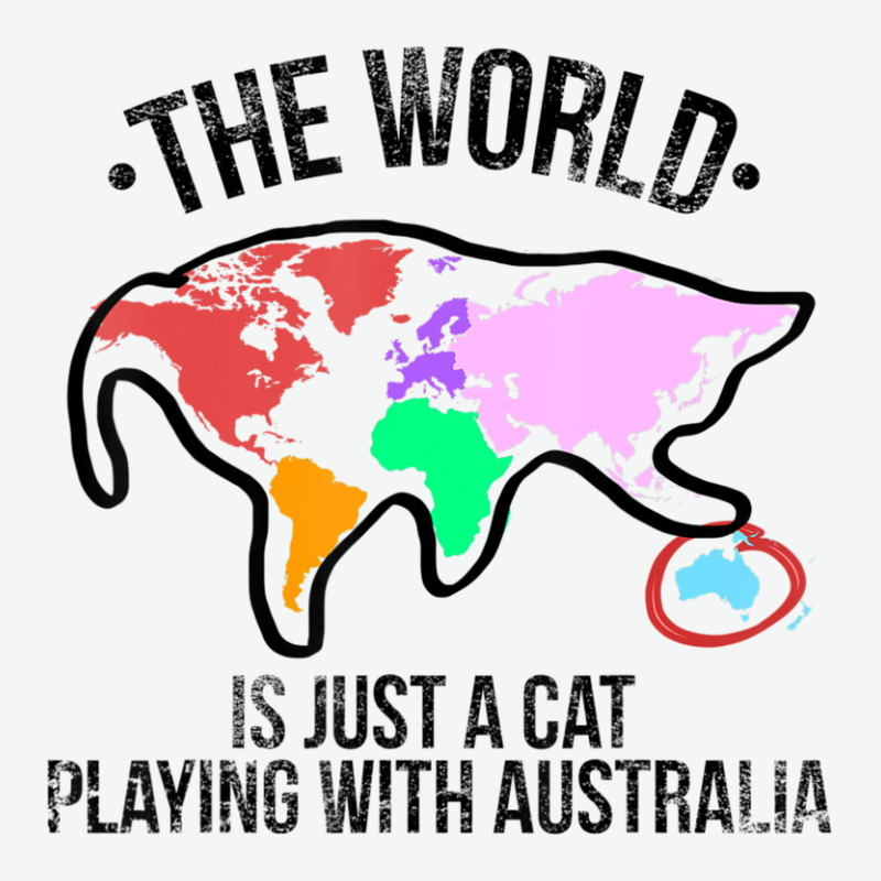 The World Is A Cat Playing With Australia Urban Pullover Hoodie | Artistshot