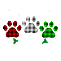 Merry Christmas Buffalo Plaid Shirt Red White Green Dog Paws Long Slee Bomber Jacket | Artistshot