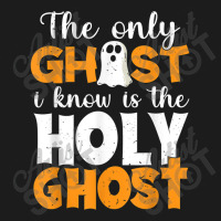 The Only Ghost I Know Is The Holy Ghost Halloween Christian Funny Gift Beanie | Artistshot