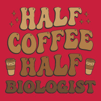 Retro T  Shirt Half Coffee Half Biologist T  Shirt Beanie | Artistshot