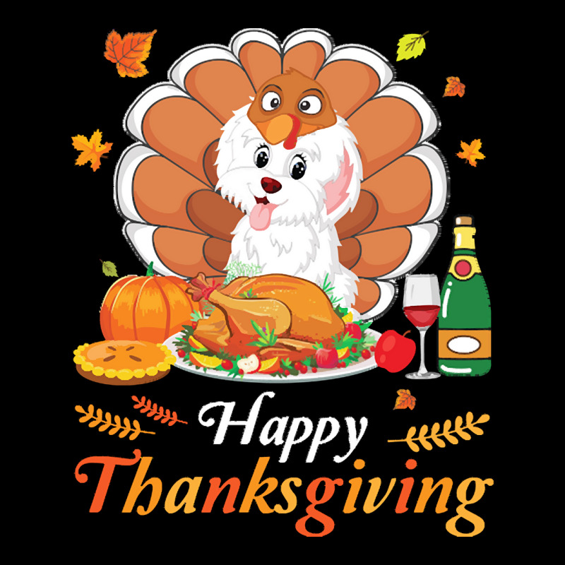 Havanese Dog Thanksgiving Christmas Day T  Shirt Havanese Turkey Costu Pom Pom Beanie | Artistshot