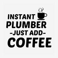 Plumber Instant Just Add Coffee Baby Bibs | Artistshot