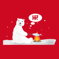 Womens Cute Polar Bear Lover Antarctic Arctic Polar Bear Cooking V Nec Pom Pom Beanie | Artistshot