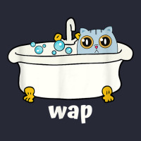 Wap   Wet Pussy Cat In Tub, Dirty Funny And Cute At Once T Shirt Pom Pom Beanie | Artistshot