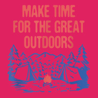 Make Time For Outdoors Camping Hiking Camper Hiker Traveler T Shirt Pom Pom Beanie | Artistshot