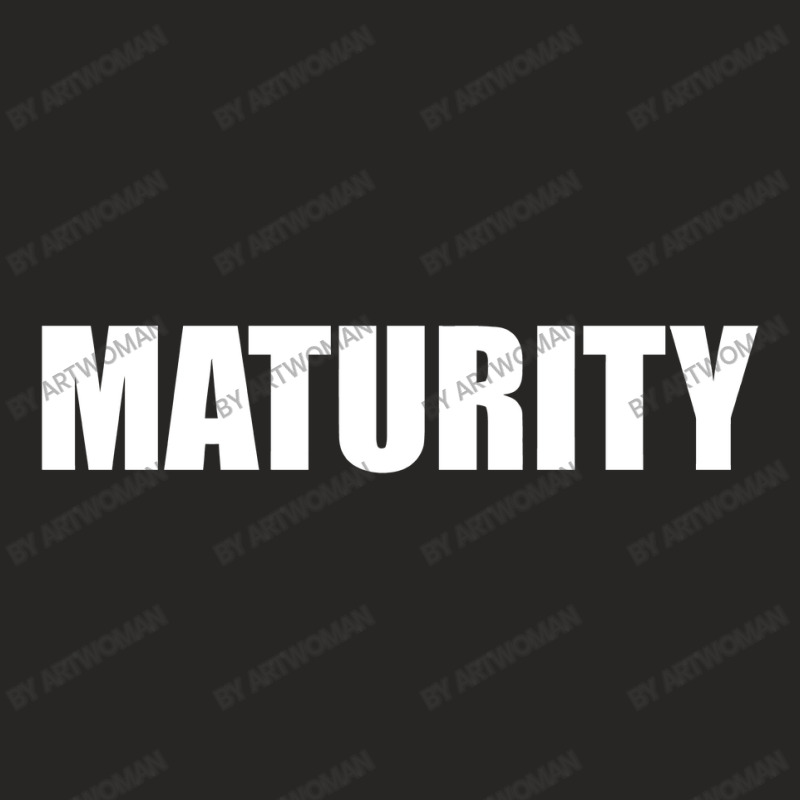 Maturity Premium  Art T Shirt Ladies Fitted T-Shirt by ARTWOMAN | Artistshot